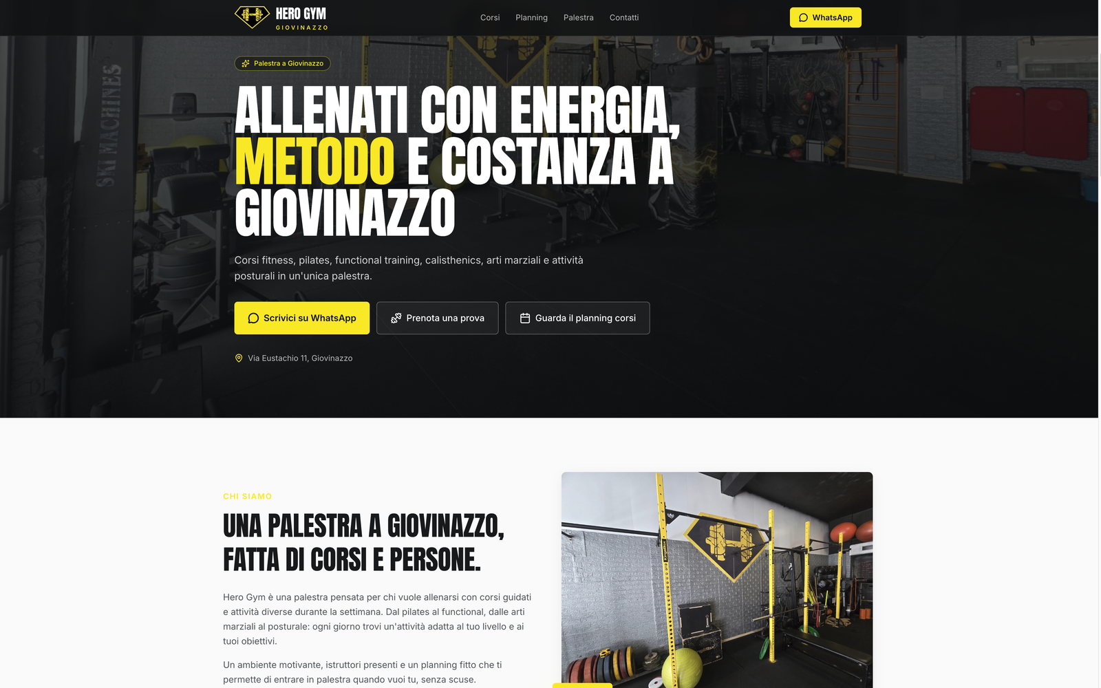 Anteprima del sito Hero Gym
